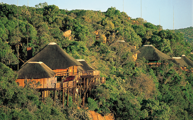 ENT Ravineside Lodge Aerial View